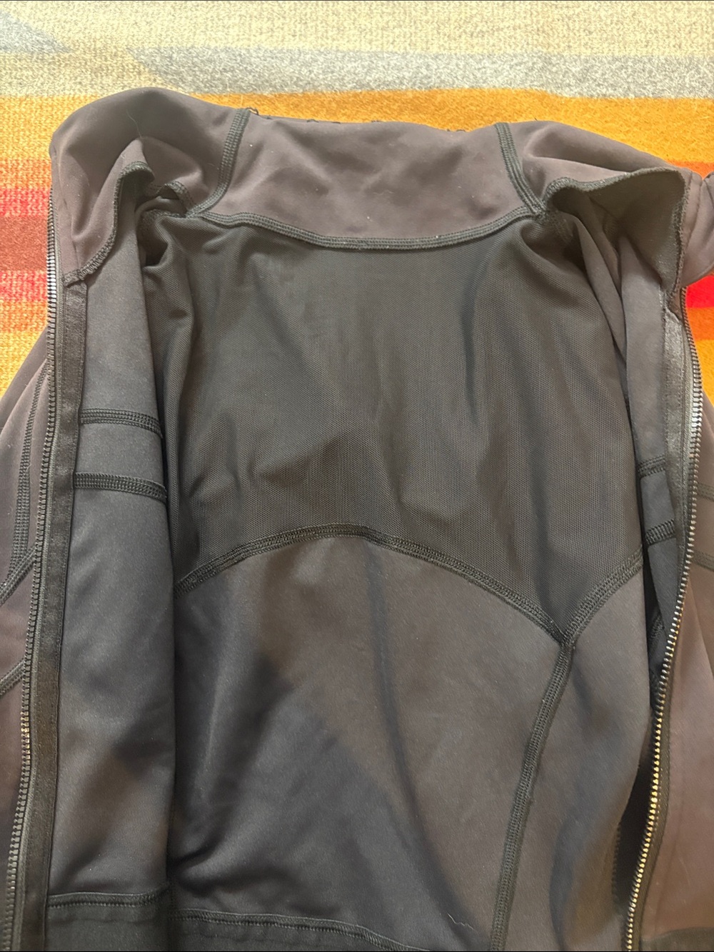lululemon Define Cropped Jacket Black/Gold Everlux Size S - Picture 10 of 10